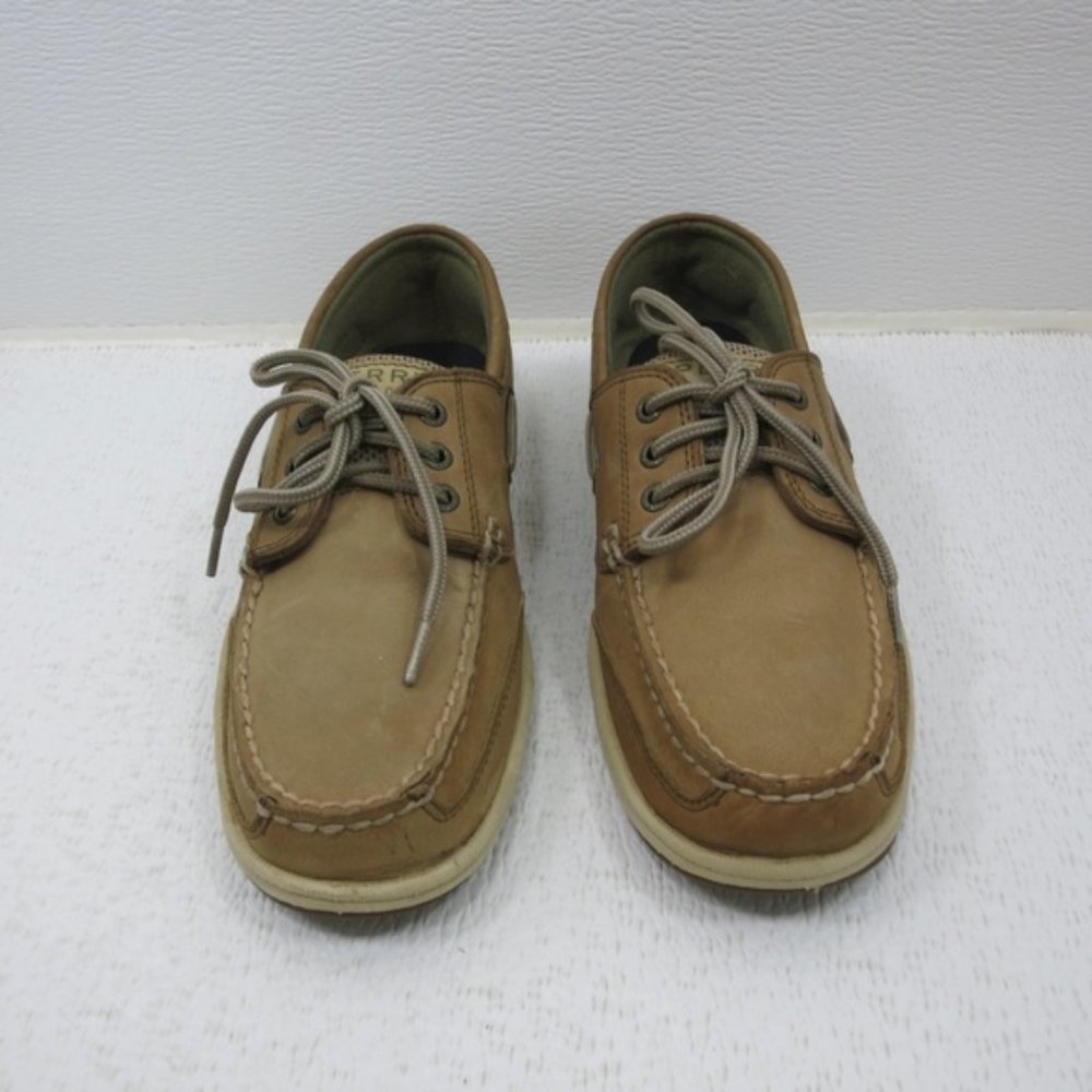 Sperry Top-Sider Nubuck Leather Fabric Deck Boat Shoes Women's Footwear Sz 8 M - Picture 3 of 6
